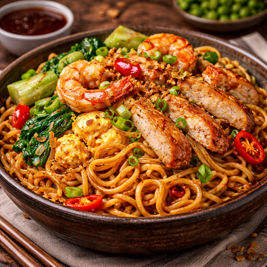 Mie Dodok kuah gurih